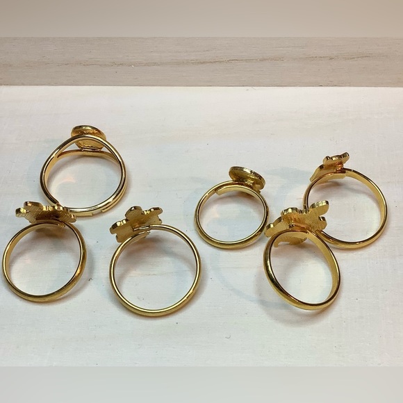 TLC NEW vintage SQUIRREL animal adjustable rings - Picture 7 of 7